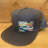 Mesh back Stitched Flat Brim