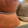 Corduroy Charcoal Rope Hat