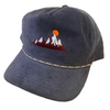 Corduroy Charcoal Rope Hat