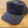 Corduroy Charcoal Rope Hat